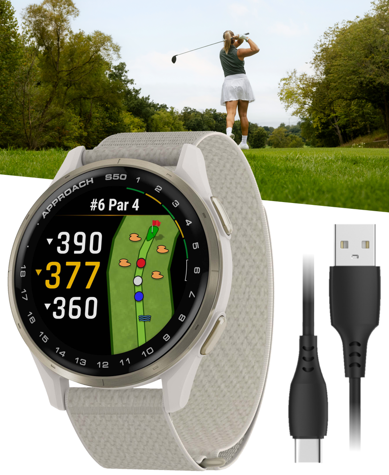 Garmin Approach S50 Golf GPS Smartwatch, Wearable4U