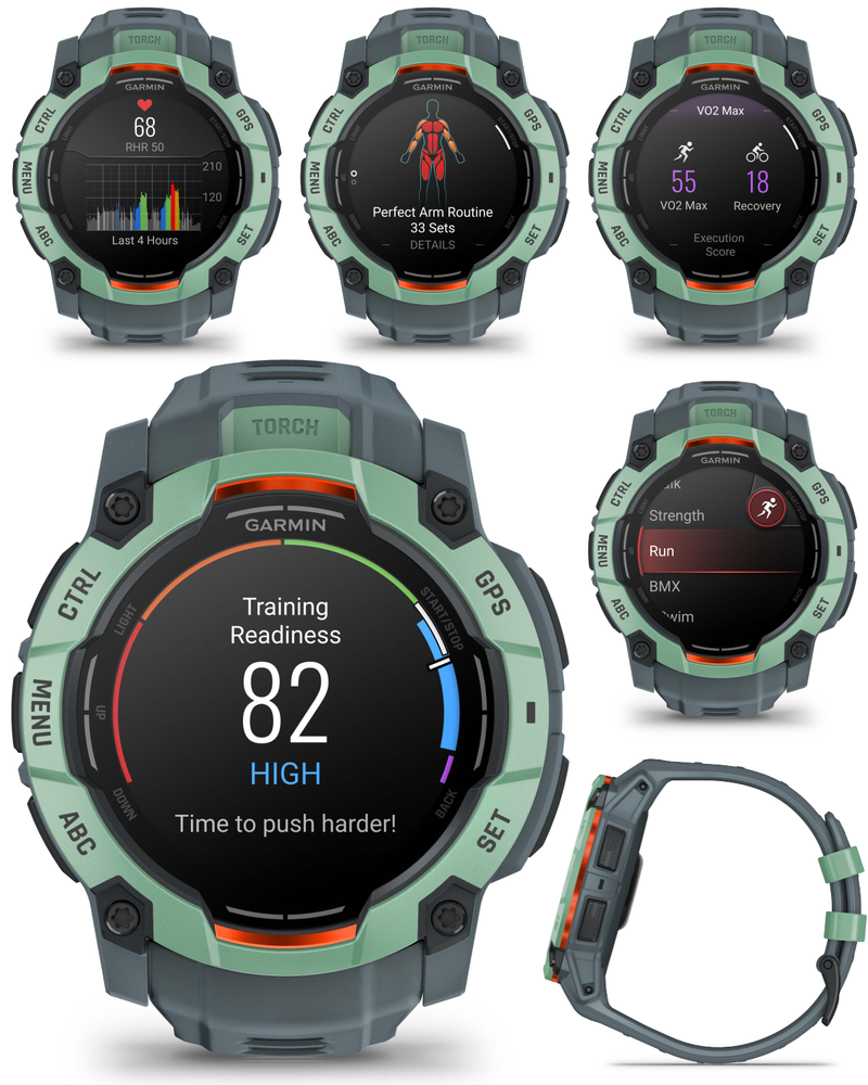 Garmin Instinct 3 Rugged Outdoor GPS Smartwatch, Wearable4U