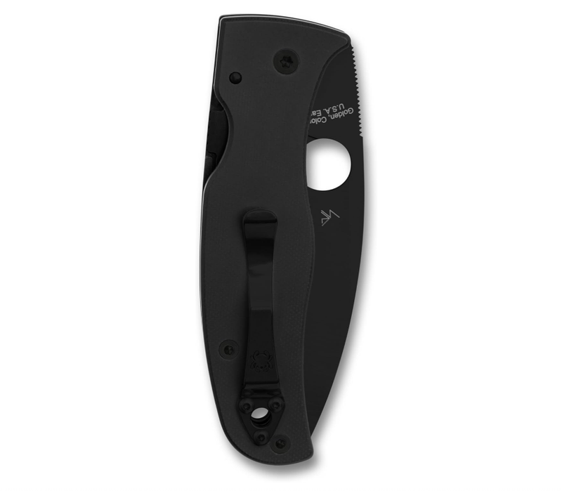 Spyderco Bodacious Black Blade S30V DLC Coating C263GPBK