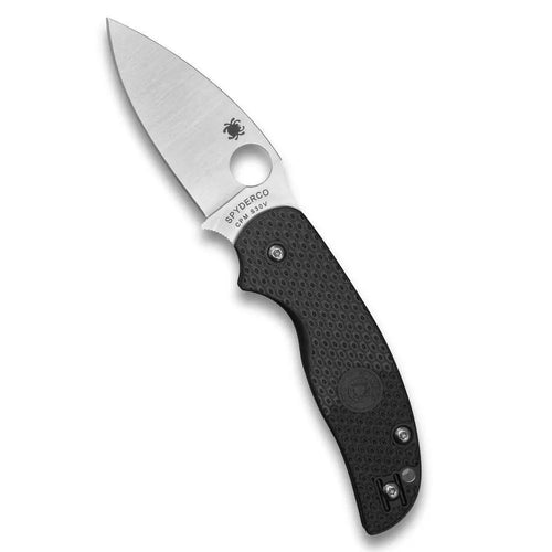 Spyderco Sage 5 Lightweight 3" Plain Edge Pocket Folding Knife (C123PBK)