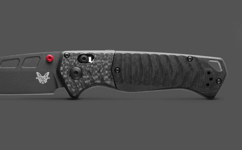 Benchmade PSK Carbon Fiber and Black G10 3.45" Plain Edge Foldinf Pocket Knife (593BK-01)