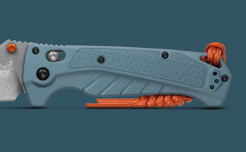 Benchmade Adira Depth Blue Grivory Drop-Point 3.88'' CPM-MagnaCut Folding Knife (18060)