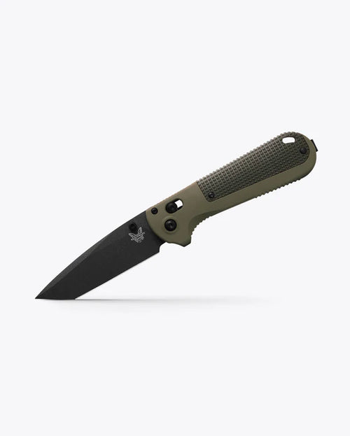 Benchmade Redoubt Ranger Green Forest Grivory 3.53" Plain Edge Folding Pocket Knife (431BK-1)