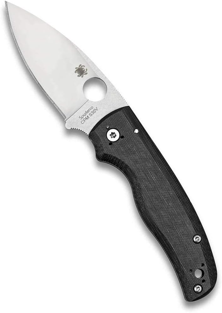 Spyderco Shaman 3.58" Plain Edge Folding Pocket Knife (C229GP)