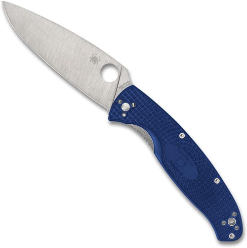 Spyderco Resilience Lightweight CPM S35VN Blue 4.25" Folding Pocket Knife (C142PBL)