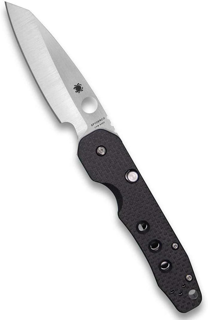 Spyderco Smock 3.39" Plain Edge Folding Pocket Knife (C240CFP)