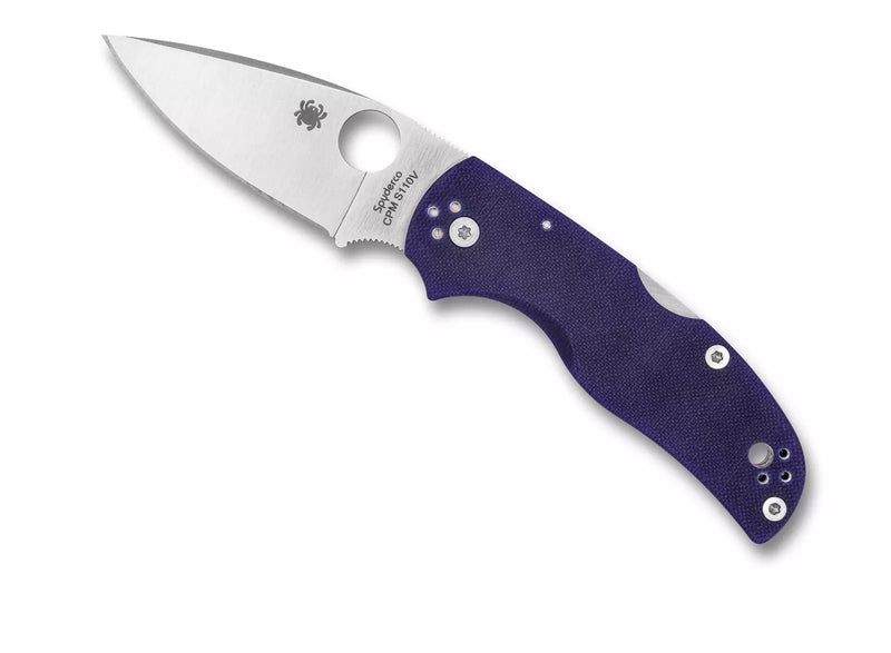 Spyderco Native 5 G-10 Dark Blue CPM S110V 2.98" Plain Edge Pocket Folding Knife (C41GPDBL5)