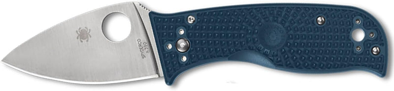 Spyderco Lil' Temperance 3 Lightweight K390 2.92" Plain Edge Folding Pocket Knife (C69PBL3K390)