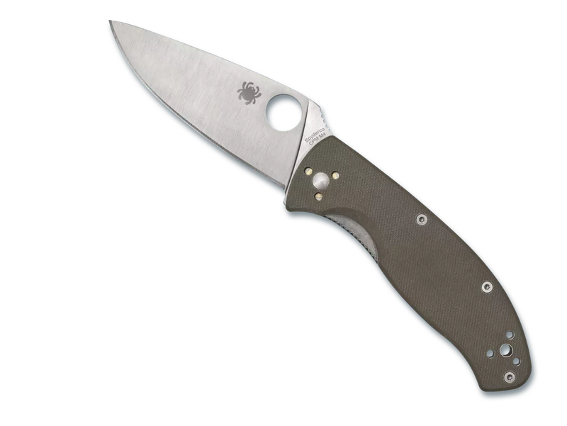 Spyderco Tenacious Brown 3.35" G-10 CPM M4 Folding Pocket Knife (C122GBNM4P)