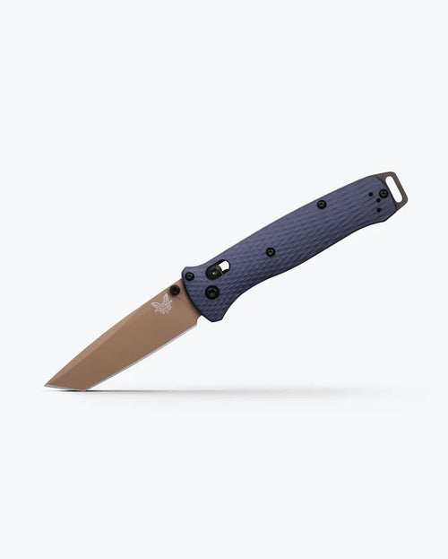 Benchmade Bailout Crater Blue Aluminum 3.38" Folding Pocket Knife (537FE-02)