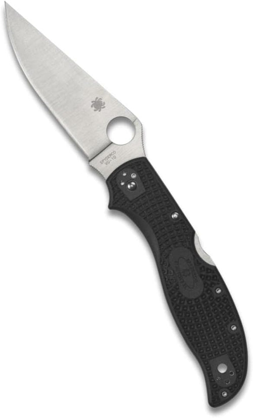Spyderco Stretch 2 XL Lightweight 3.99" Plain Edge Folding Pocket Knife (C258PBK)
