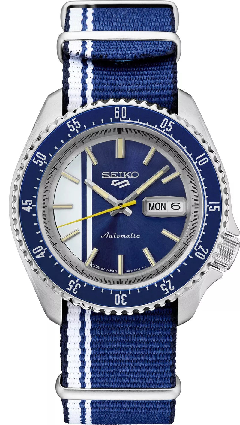 Seiko 5 Sports 42.5 mm Blue Dial Men's Watch (SRPK69)