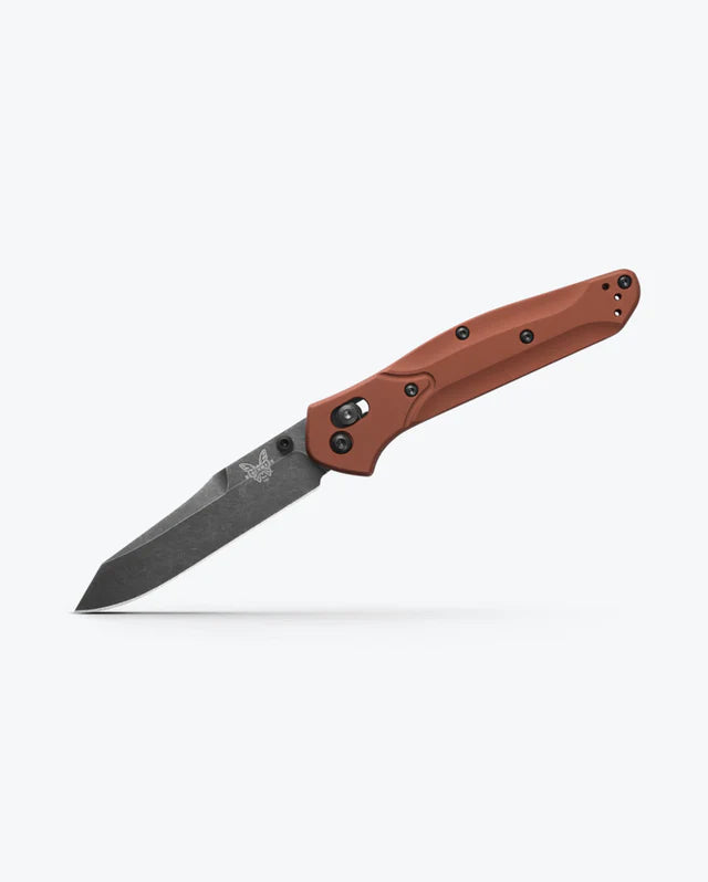 Benchmade Osborne Burnt Copper Aluminum 3.4" Plain Edge Folding Pocket Knife (940BK-03)