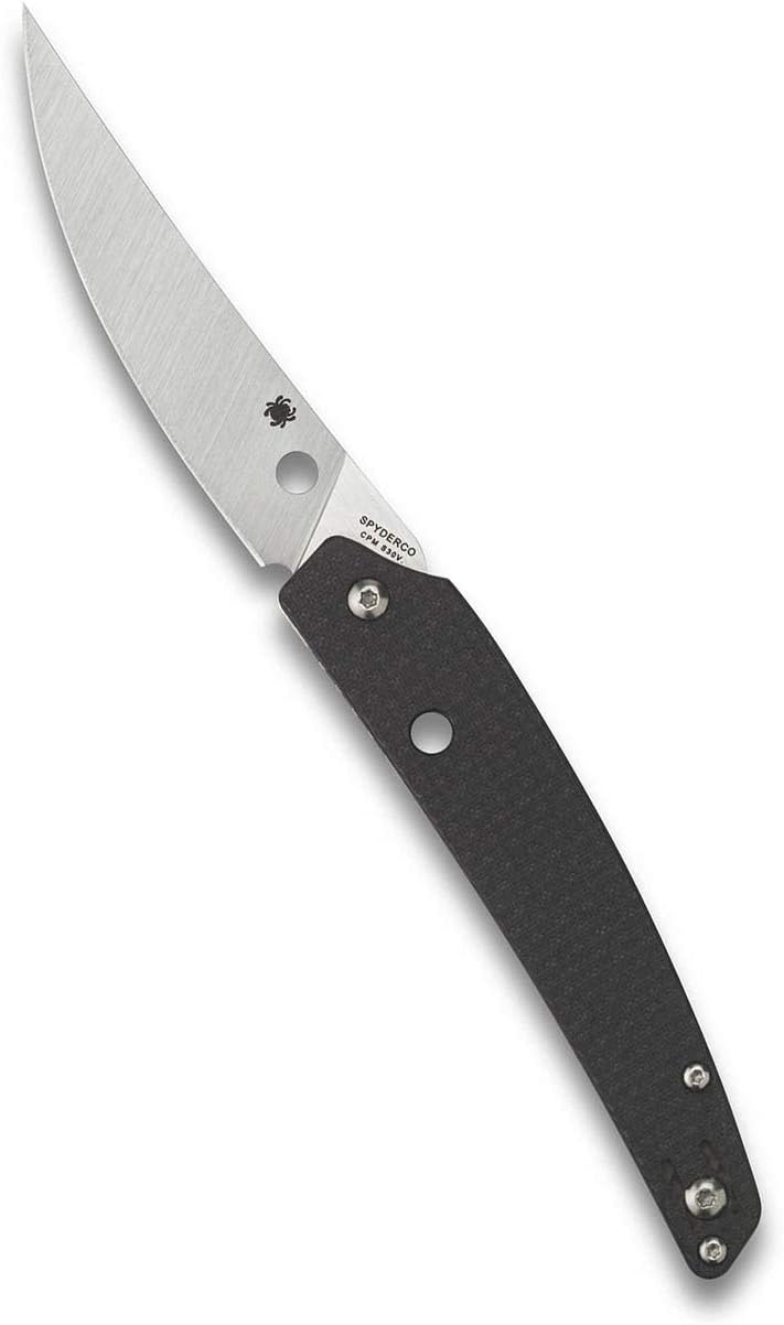 Spyderco Ikuchi 3.26" Plain Edge Folding Pocket Knife (C242CFP)