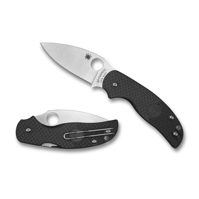 Spyderco Sage 5 Lightweight 3" Plain Edge Pocket Folding Knife (C123PBK)