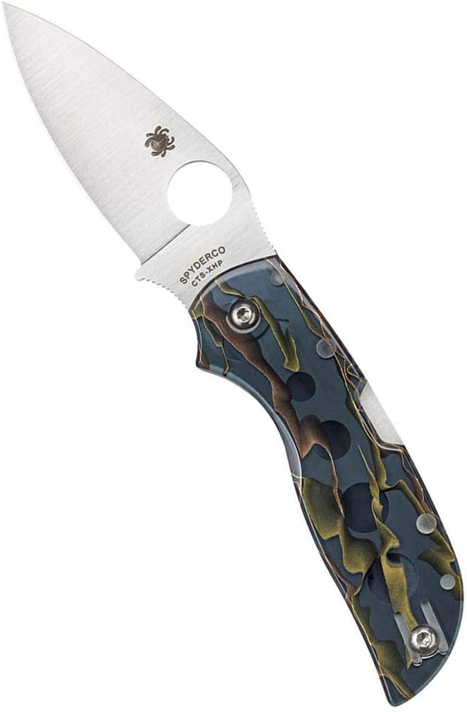 Spyderco Chaparral Raffir Noble 2.8" Plain Edge Folding Pocket Knife (C152RNP)