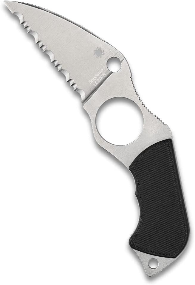 Spyderco Swick 6 Small 2.73" Wharncliffe Serrated Edge Fixed Pocket Knife (FB14S6)