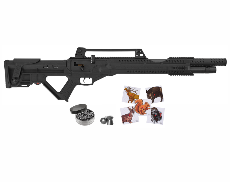 Hatsan Invader Semi-Auto .25 Cal Side Bolt 900 FPS 38 FPE PCP Air Rifle