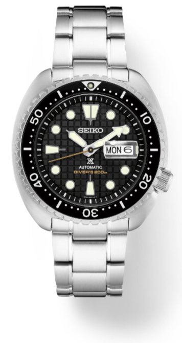 Seiko Prospex Automatic Diver Rotating Bezel 45.0 mm Black Dial Men's Watch (SRPE03)
