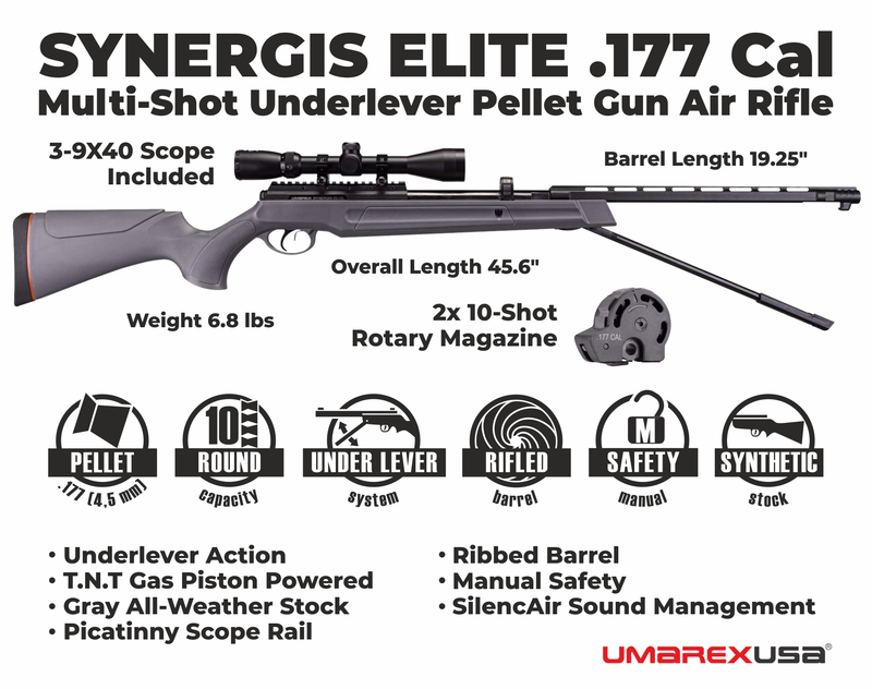 Umarex Synergis Elite .177 Caliber Underlever Air Rifle (2251512)