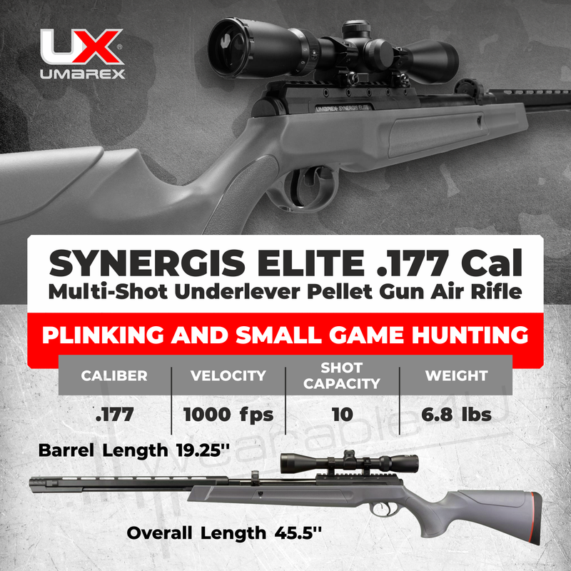 Umarex Synergis Elite .177 Caliber Underlever Air Rifle (2251512)