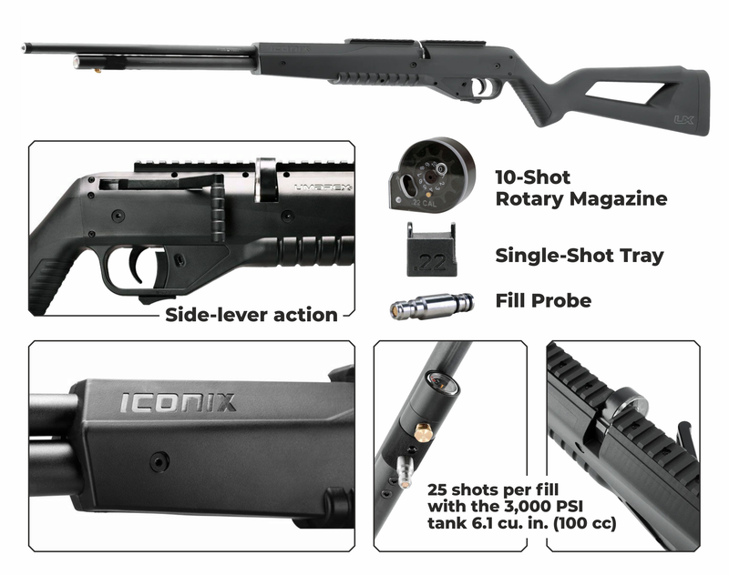 Umarex Iconix .22 Caliber Side Lever PCP Air Rifle (2252135)