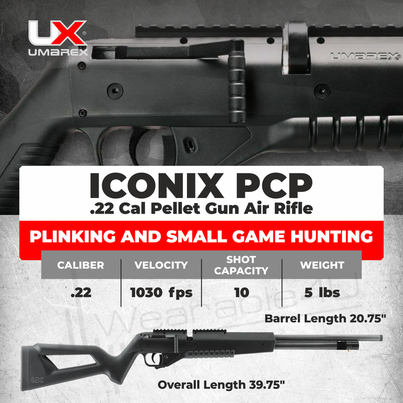 Umarex Iconix .22 Caliber Side Lever PCP Air Rifle (2252135)