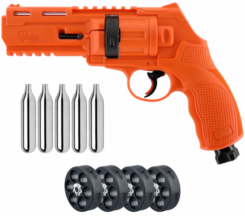 Umarex T4E P2P HDR 50 GEN 2 .50 Caliber, Self-Defense, Home-Defense Launcher (13J, 455fps, Orange, Limited Edition)