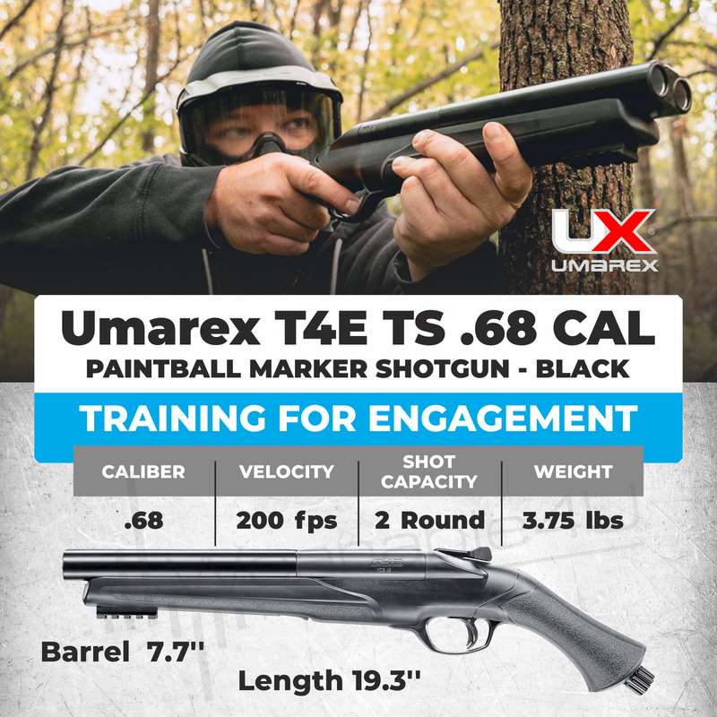 Umarex T4E TS .68 Caliber CO2 Paintball Marker (2292130)