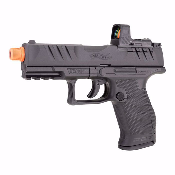 Umarex Walther PDP Compact Optics-Ready 6mm CO2 Airsoft Pistol with RDS8 Red Dot Sight (2272837) with Wearable4U Bundle