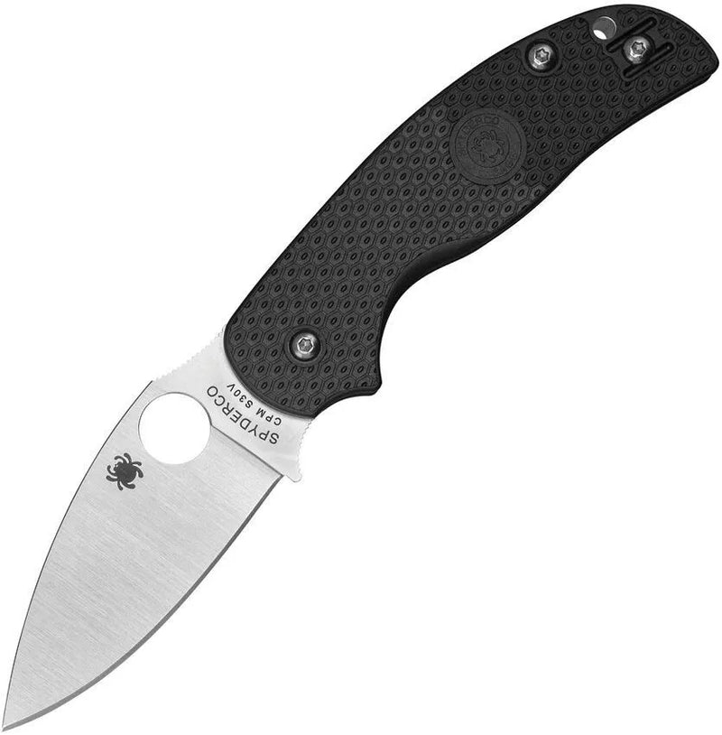 Spyderco Sage 5 Lightweight 3" Plain Edge Pocket Folding Knife (C123PBK)