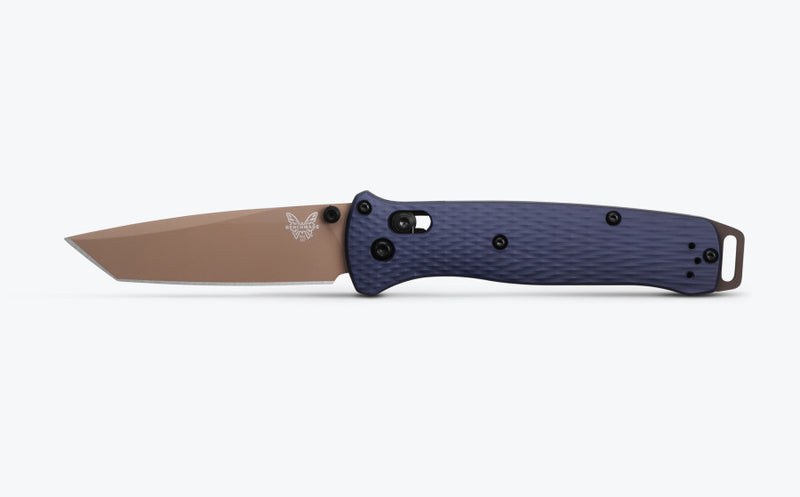 Benchmade Bailout Crater Blue Aluminum 3.38" Folding Pocket Knife (537FE-02)