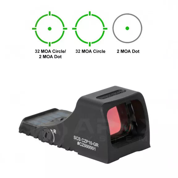 Holosun Solar Shake Awake Green Dot Reflex Optic Sight (SCS-P10-GR)