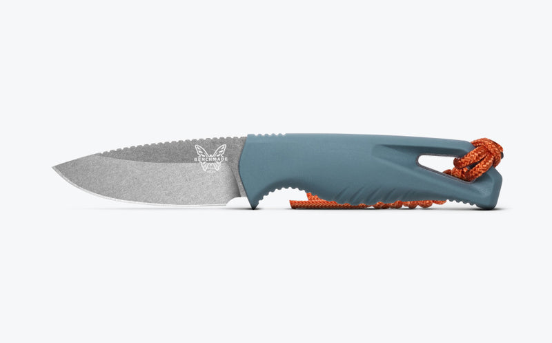 Benchmade Intersect Depth Blue Santoprene 2.68" Drop-Point CPM-MagnaCut Fixed Blade Knife (18050)