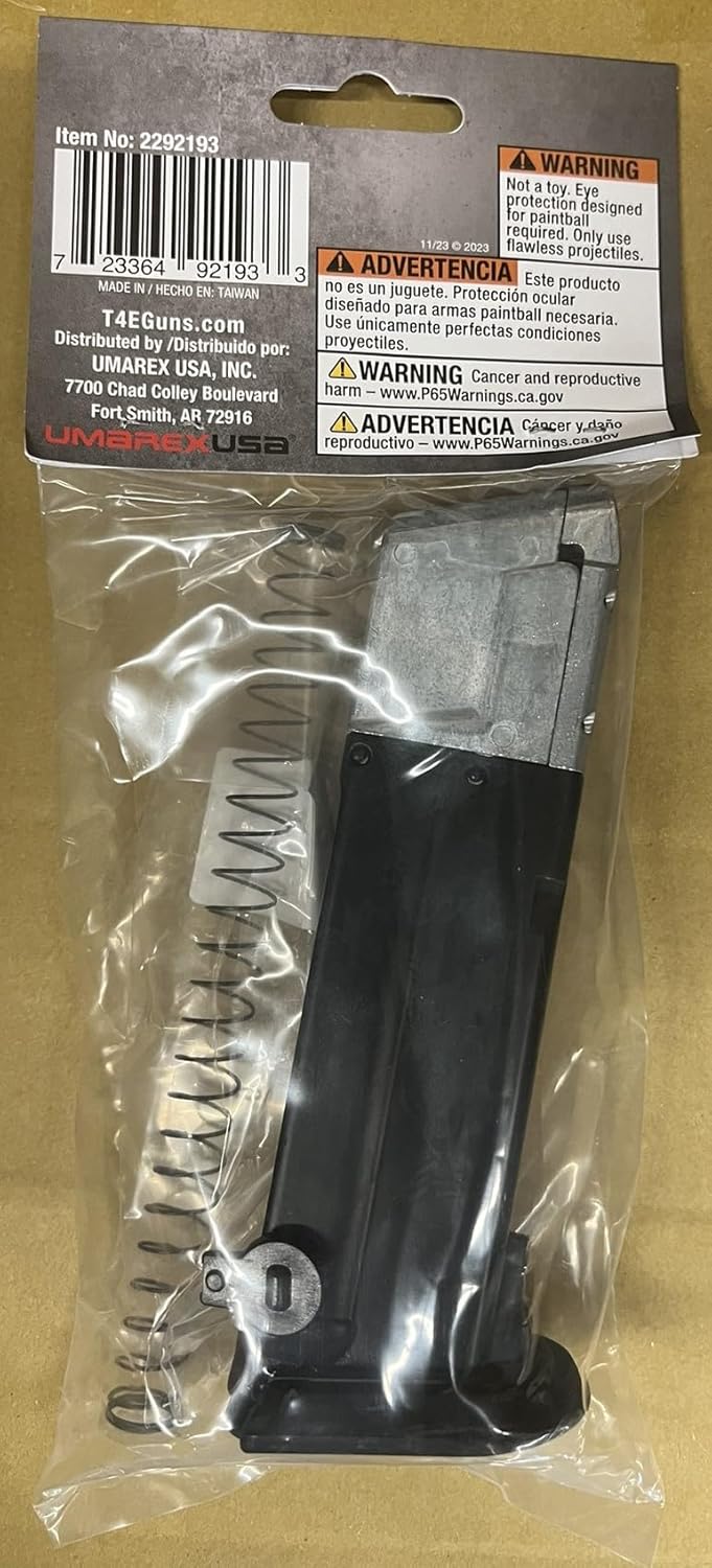 Umarex T4E Walther PDP Compact 8-Round .43 Caliber Paintball Pistol Magazine (2292193)