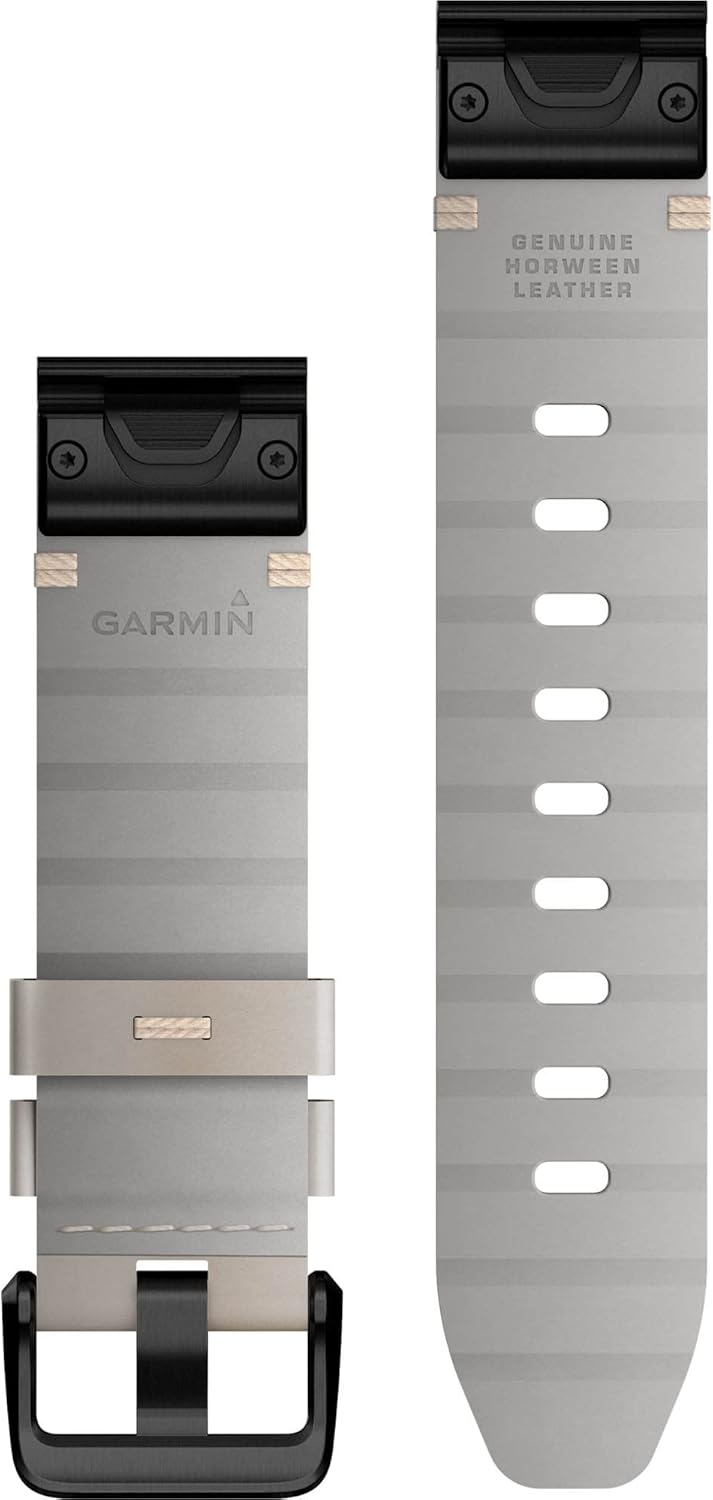 Garmin QuickFit 20 Watch Bands Limestone Leather (010-13102-06)