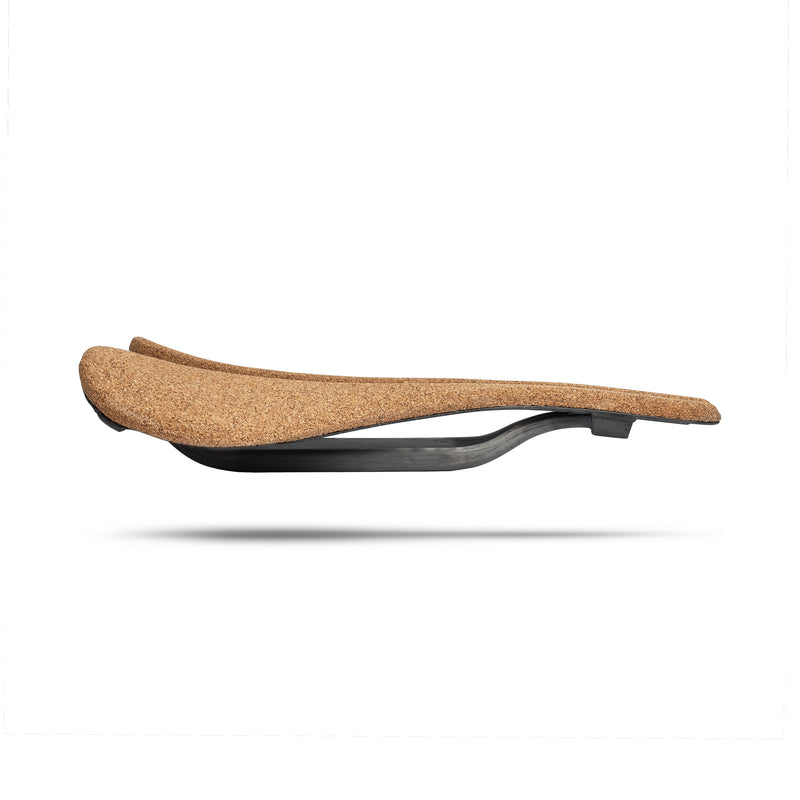 Bjorn Cycles Carbon Bicycle Saddle with Cork pad Probka