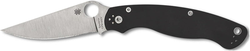 Spyderco Military2 4" Plain Edge Folding Pocket Knife (C36GP2)