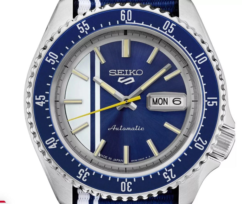 Seiko 5 Sports 42.5 mm Blue Dial Men's Watch (SRPK69)