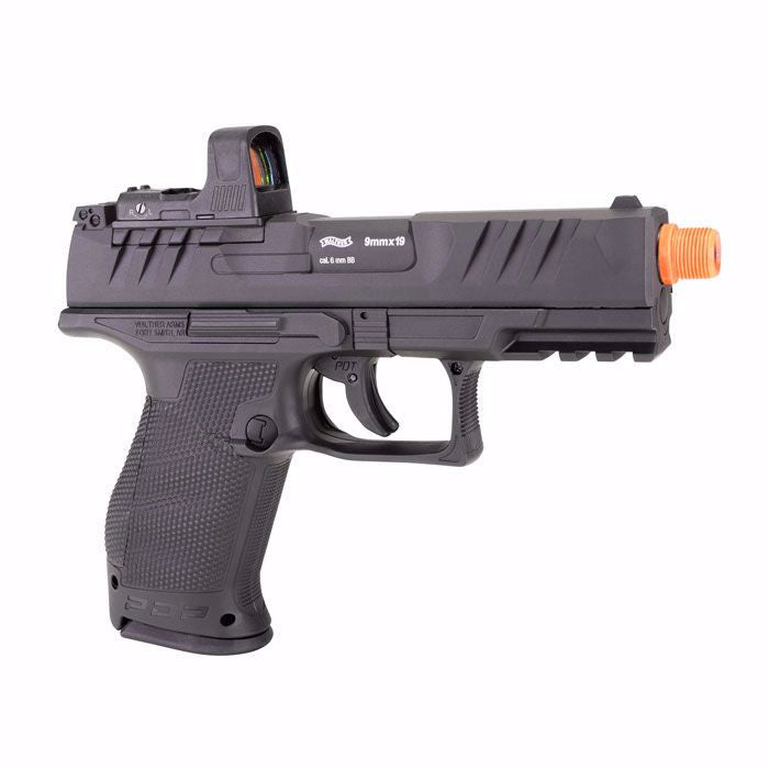 Umarex Walther PDP Compact Optics-Ready 6mm CO2 Airsoft Pistol with RDS8 Red Dot Sight (2272837) with Wearable4U Bundle