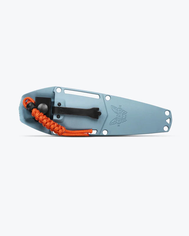 Benchmade Intersect Depth Blue Santoprene 2.68" Drop-Point CPM-MagnaCut Fixed Blade Knife (18050)