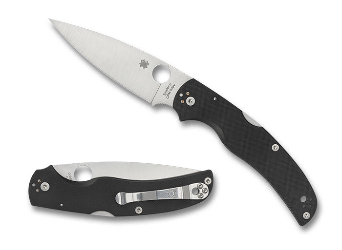 Spyderco Native Chief Plain Edge Folding 4.08" Pocket Knife (C244GP)