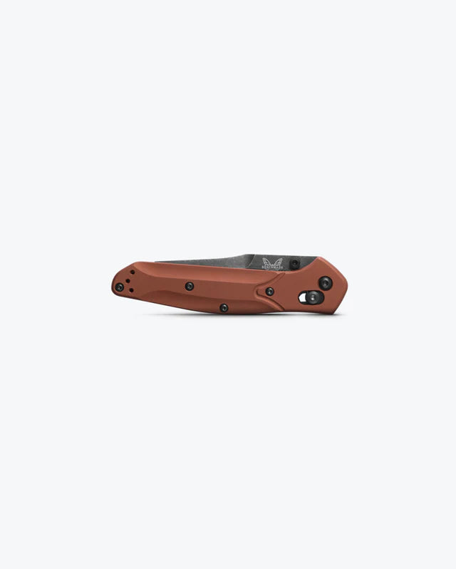 Benchmade Osborne Burnt Copper Aluminum 3.4" Plain Edge Folding Pocket Knife (940BK-03)