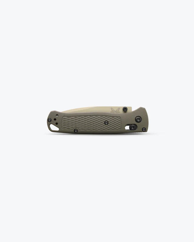 Benchmade Bugout Dark Olive Grivory 3.235" Plain Edge Folding Pocket Knife (535TN-11)