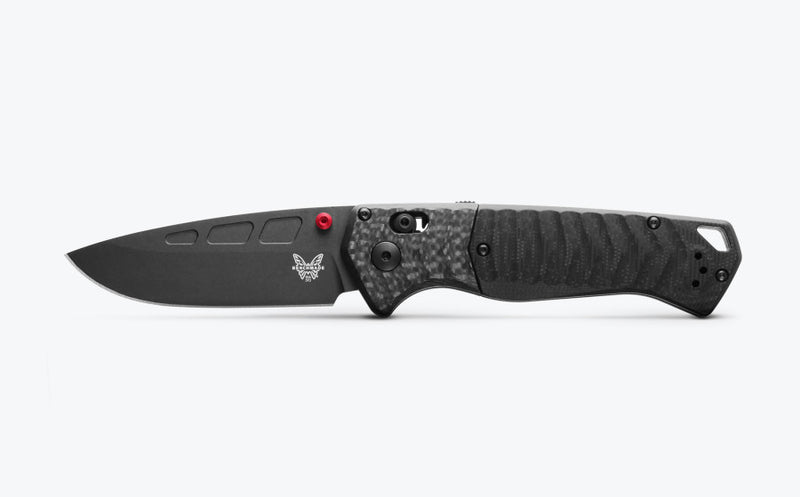 Benchmade PSK Carbon Fiber and Black G10 3.45" Plain Edge Foldinf Pocket Knife (593BK-01)