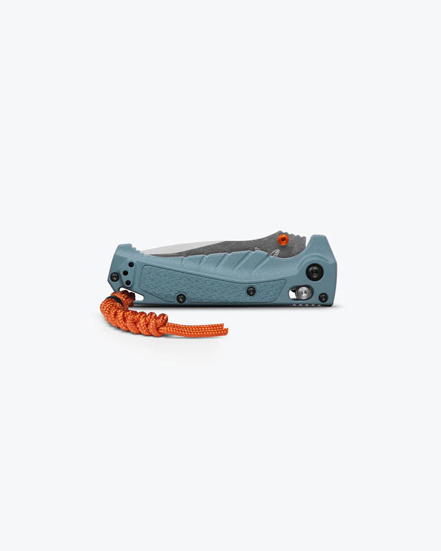 Benchmade Mini Adira Depth Blue Grivory Drop-Point 3.21'' CPM-MagnaCut Folding Knife (18065)