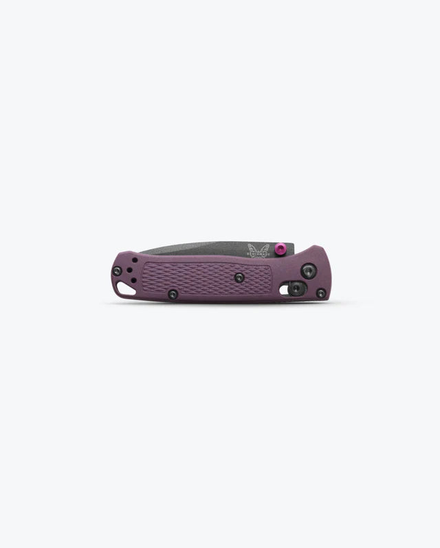 Benchmade Mini Bugout Dark Purple Grivory 2.82" Plain Edge Folding Pocket Knife (533GY-09)