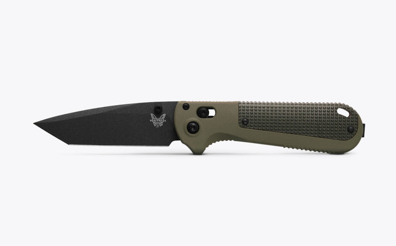 Benchmade Redoubt Ranger Green Forest Grivory 3.53" Plain Edge Folding Pocket Knife (431BK-1)