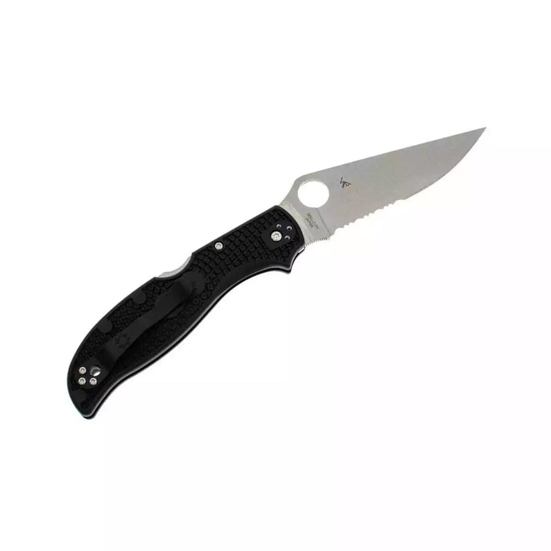 Spyderco Stretch 2 XL Lightweight 3.99" CombinationEdge Folding Pocket Knife (C258PSBK)