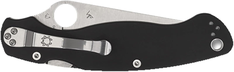 Spyderco Military2 4" Plain Edge Folding Pocket Knife (C36GP2)